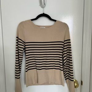 Babaton preppy striped sweater